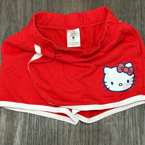 Hello Kitty Red Skort Girls Size L (10-12) | Cartoon Print - Picture 2 of 5